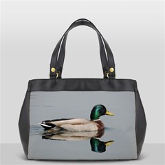 Wild Duck Swimming In Lake Office Handbags (2 Sides)  by picsaspassion