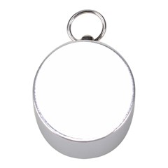 White Color Design Mini Silver Compasses