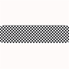 Sports Racing Chess Squares Black White Large Bar Mats by EDDArt