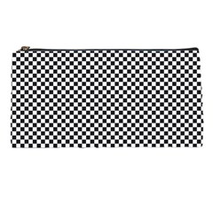 Sports Racing Chess Squares Black White Pencil Cases by EDDArt