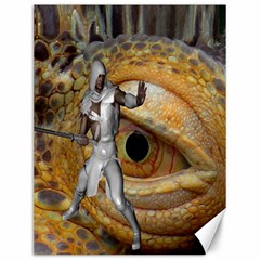 Dragon Slayer Canvas 12  X 16   by icarusismartdesigns