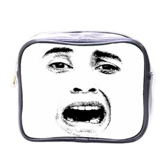 Scared Woman Expression Mini Toiletries Bags by dflcprints