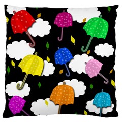 Umbrellas 2 Standard Flano Cushion Case (two Sides)