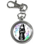 Shy Anime Girl Key Chain Watches Front