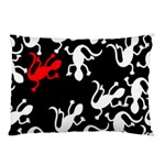 Red lizard Pillow Case (Two Sides) Back