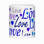 Blue and purple love pattern Morph Mugs Center