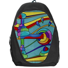 Abstract Machine Backpack Bag by Valentinaart