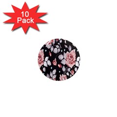 Vintage Flower 1  Mini Magnet (10 Pack)  by Brittlevirginclothing