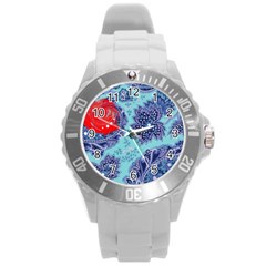     Round Plastic Sport Watch (l) by Brittlevirginclothing