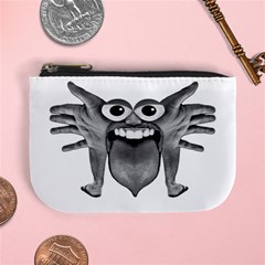 Body Part Monster Illustration Mini Coin Purses by dflcprints