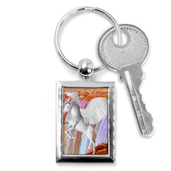 Pegasus Key Chains (rectangle)  by icarusismartdesigns