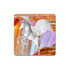 Pegasus Square Magnet by icarusismartdesigns