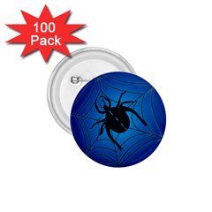 Spider On Web 1 75  Buttons (100 Pack)  by Amaryn4rt