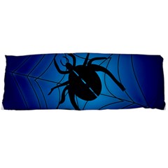 Spider On Web Body Pillow Case (dakimakura) by Amaryn4rt