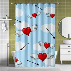 Love Hunting Shower Curtain 48  X 72  (small)  by Valentinaart