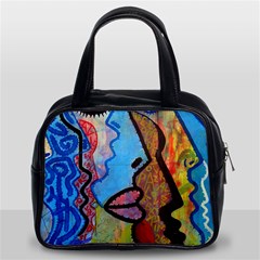 Graffiti Wall Color Artistic Classic Handbags (2 Sides) by Amaryn4rt