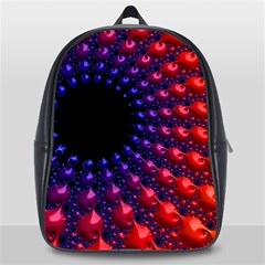 Fractal Mathematics Abstract School Bags(large)  by Amaryn4rt