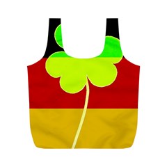 Irish German Germany Ireland Funny St Patrick Flag Full Print Recycle Bags (m)  by yoursparklingshop