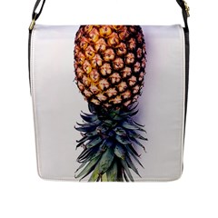 La Pina Pineapple Flap Messenger Bag (l)  by Brittlevirginclothing