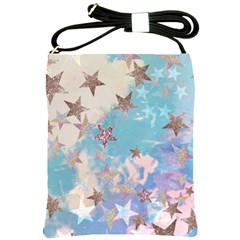 Pastel Colored Stars  Shoulder Sling Bags by Brittlevirginclothing