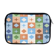 Fabric Textile Textures Cubes Apple Macbook Pro 17  Zipper Case by Amaryn4rt