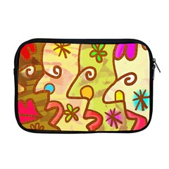 Abstract Faces Abstract Spiral Apple Macbook Pro 17  Zipper Case by Amaryn4rt