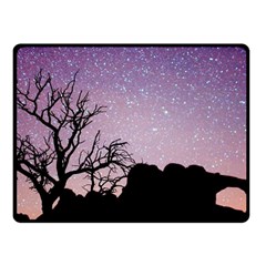 Arches National Park Night Fleece Blanket (small)