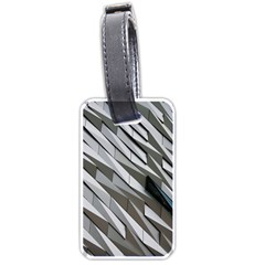 Abstract Background Geometry Block Luggage Tags (one Side) 