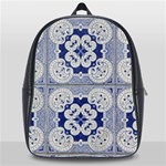 Ceramic Portugal Tiles Wall School Bags (XL)  Front