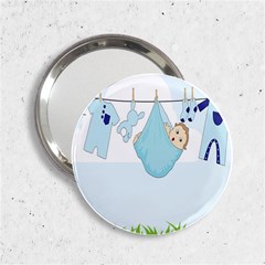 Baby Boy Clothes Line 2 25  Handbag Mirrors