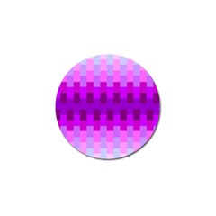 Geometric Cubes Pink Purple Blue Golf Ball Marker (4 Pack) by Nexatart