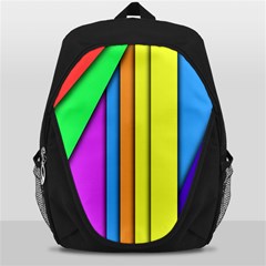 More Color Abstract Pattern Backpack Bag by Nexatart