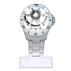 Car Wheel Chrome Rim Plastic Nurses Watch by Nexatart