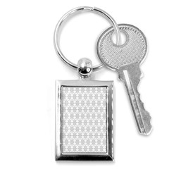 Ornamental Decorative Floral Key Chains (rectangle)  by Nexatart