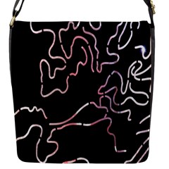 Abstract Glare Visual Art Flap Messenger Bag (s) by Nexatart