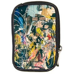 Art Graffiti Abstract Lines Compact Camera Cases by Nexatart