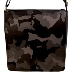 Background For Scrapbooking Or Other Camouflage Patterns Beige And Brown Flap Messenger Bag (s) by Nexatart