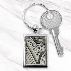 Arches Fractal Chaos Church Arch Key Chains (rectangle)  by Nexatart