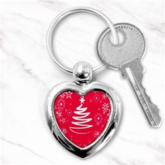 Christmas Tree Key Chains (heart)  by Nexatart