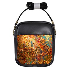 Ethnic Pattern Girls Sling Bags by Nexatart