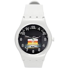 Interior Car Vehicle Auto Round Plastic Sport Watch (m) by Nexatart