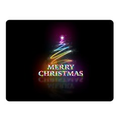 Merry Christmas Abstract Fleece Blanket (small)