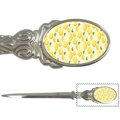 Pattern Template Lemons Yellow Letter Openers