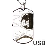 Planetary Equations Dog Tag USB Flash (Two Sides) Front