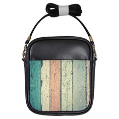 Abstract Board Construction Panel Girls Sling Bags by Nexatart