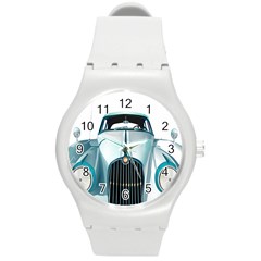 Oldtimer Car Vintage Automobile Round Plastic Sport Watch (m) by Nexatart