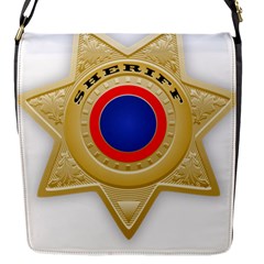 Sheriff S Star Sheriff Star Chief Flap Messenger Bag (s) by Nexatart