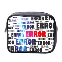 Error Crash Problem Failure Mini Toiletries Bag 2-side