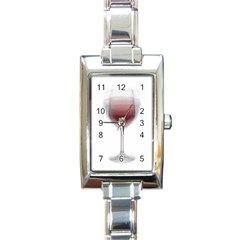 Wine Glass Steve Socha Rectangle Italian Charm Watch by WineGlassOverlay