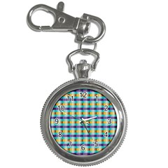 Pattern Grid Squares Texture Key Chain Watches by Nexatart